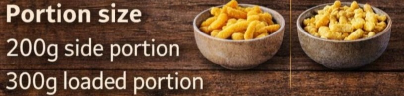 Portion size 200g 300g
